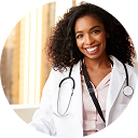 Female doctor with stethoscope